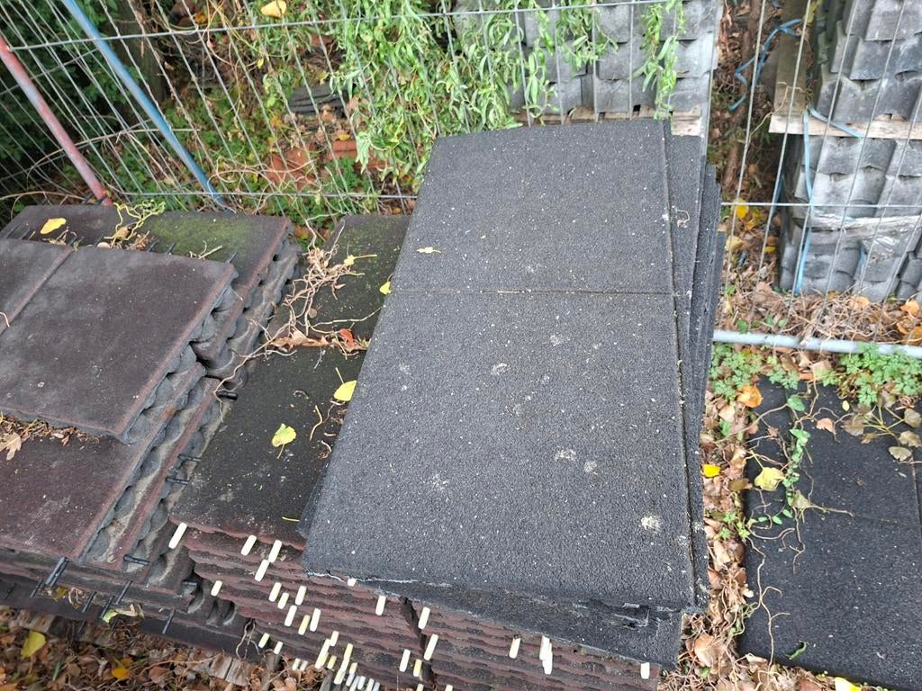 11 rubberen tegels 100x50x4.5 cm staltegels stalmatten, Dieren en Toebehoren, Stalling en Weidegang