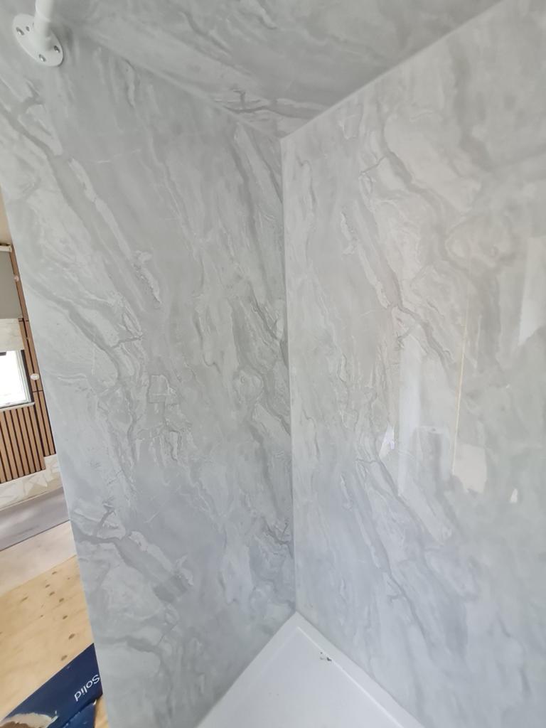 Te koop 4 pvc wandpalenen van Paneli, Doe-het-zelf en Verbouw, Ophalen, Kunststof, 50 tot 150 cm, Overige typen