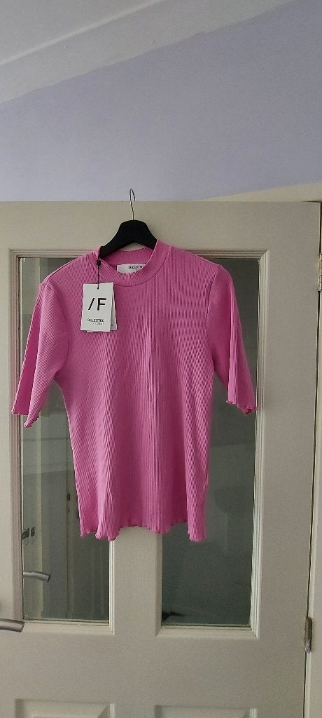 roze top Selected Femme nieuw!, Kleding | Dames, Tops, Nieuw, Korte mouw, Roze, Ophalen