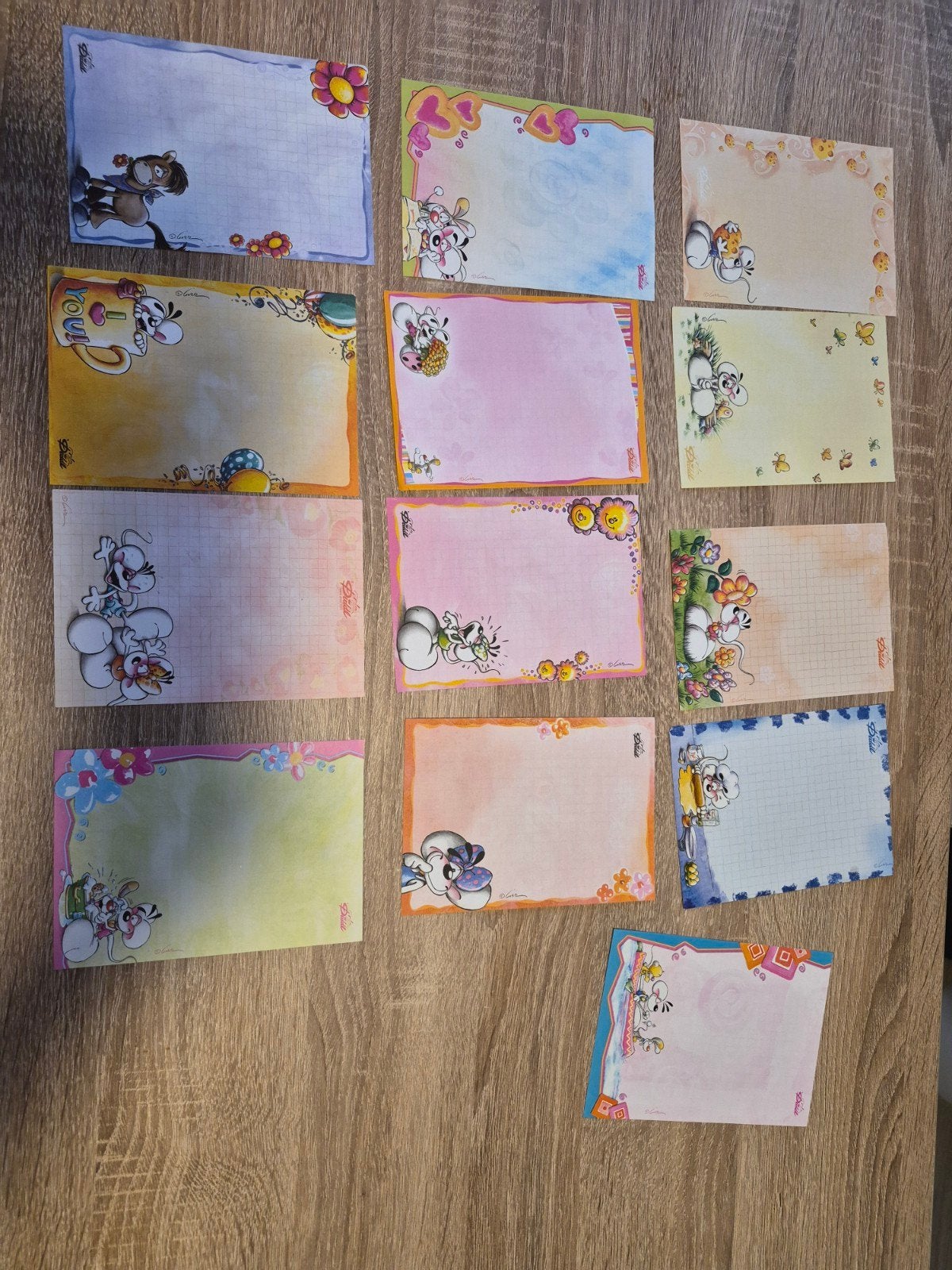 Grote partij Diddl blaadjes - 52x A6, 19x A5, Verzamelen, Diddl, Ophalen of Verzenden