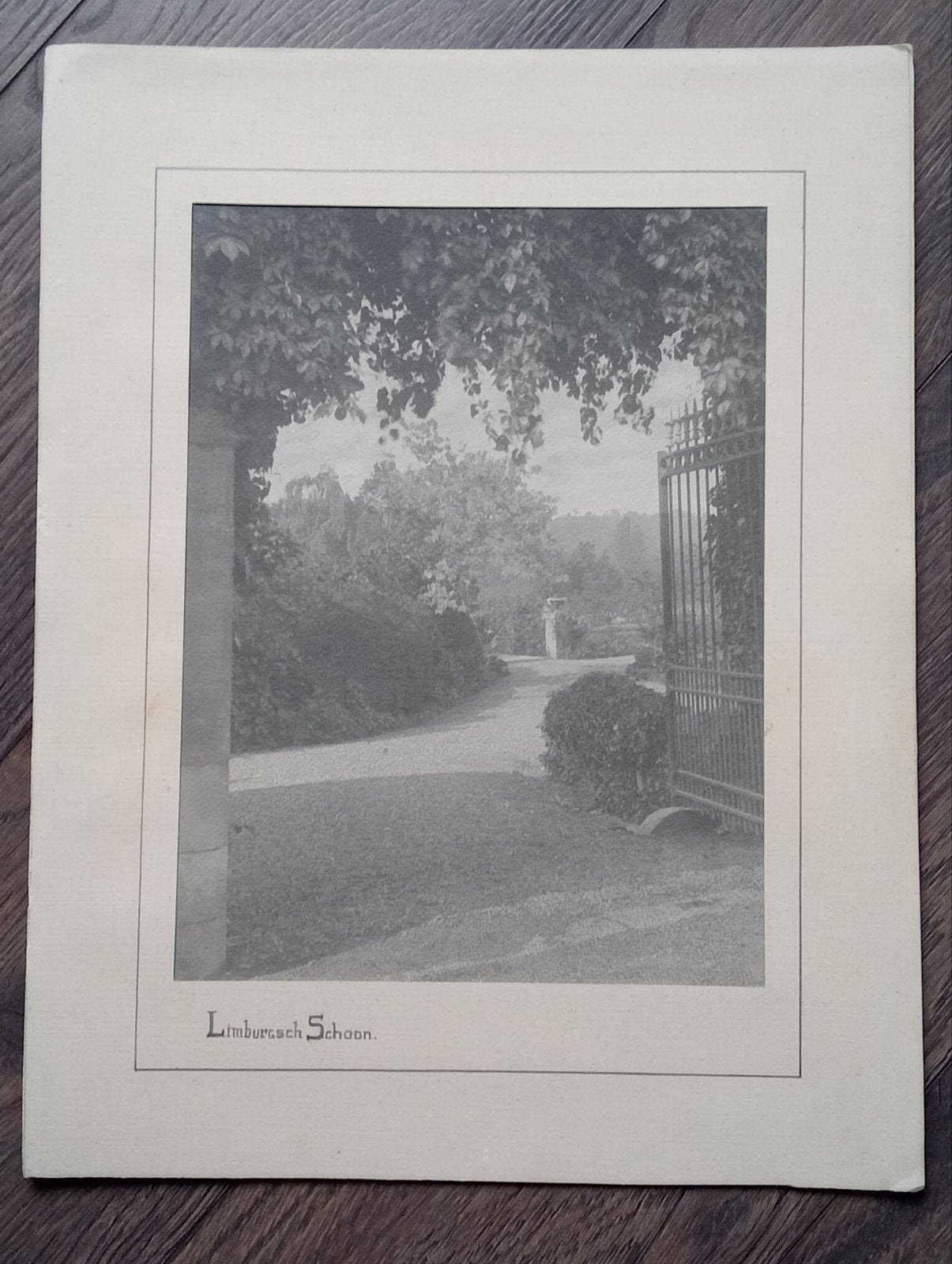 'Limburgsch Schoon' park ingang jaren 30, Ophalen of Verzenden, Voor 1940