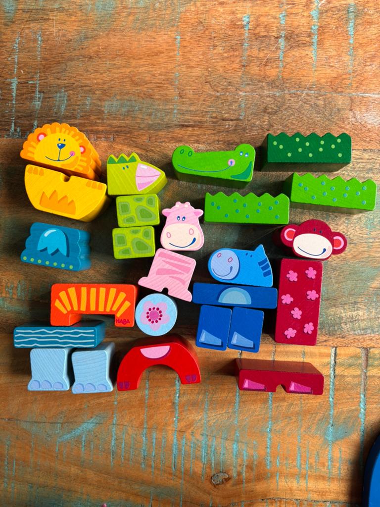 HABA blokkenset, Kinderen en Baby's, Speelgoed | Houten speelgoed, Ophalen of Verzenden, Gebruikt