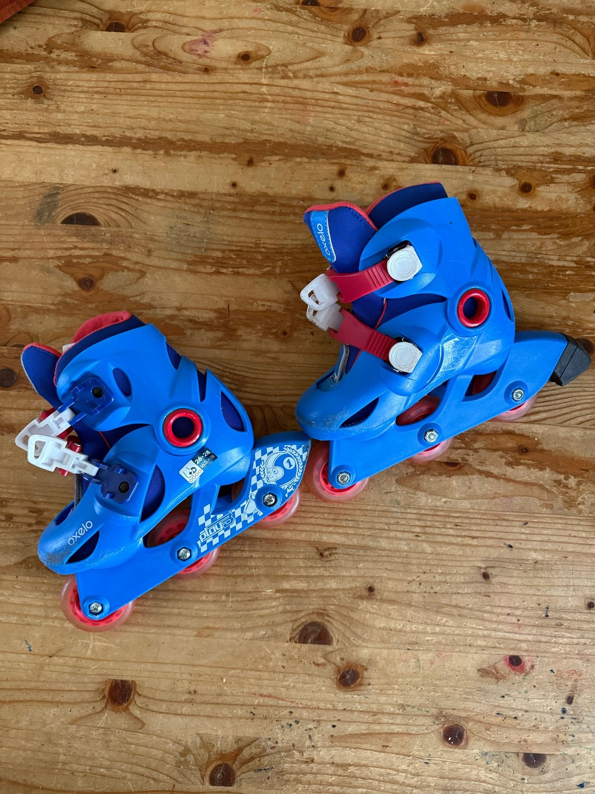 Oxelo Play 3 verstelbare inline skates (maat 26-28), Sport en Fitness, Schaatsen, Ophalen, Gebruikt, Overige typen, Overige merken