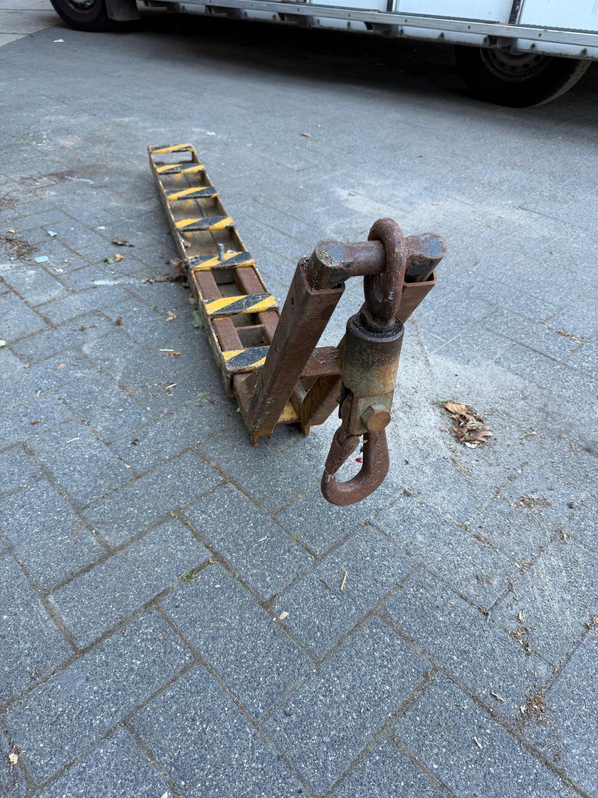 Heftruck transport arm 1600mm, Ophalen, Gebruikt