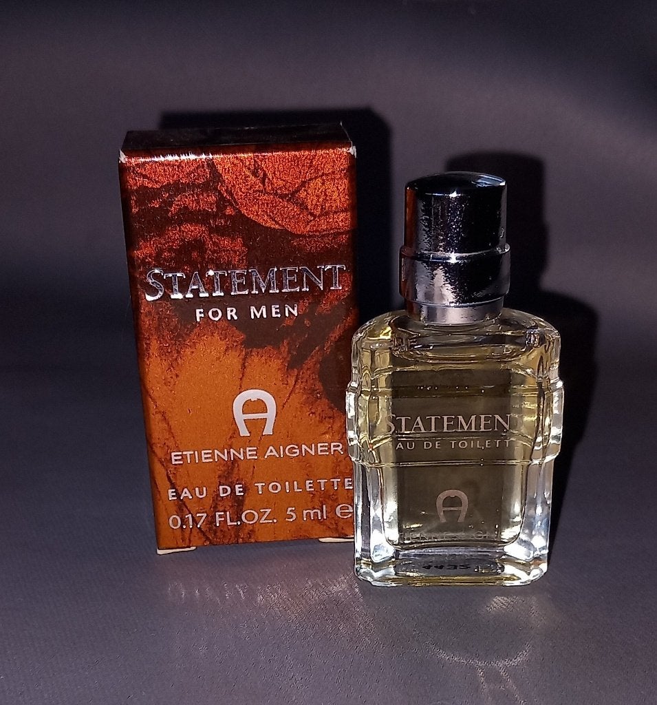 Volle parfum mini Etienne aigner statement + doosje, Verzamelen, Ophalen of Verzenden, Zo goed als nieuw, Miniatuur, Gevuld