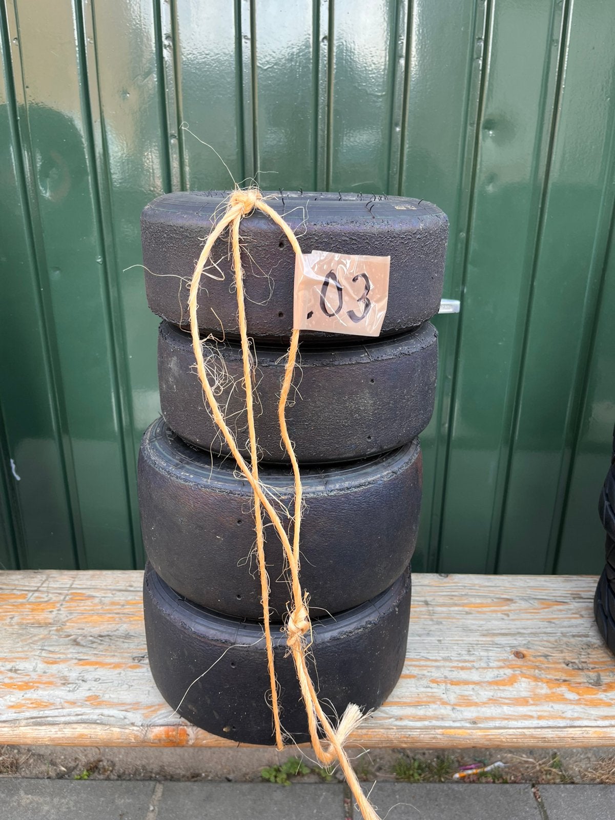 Slicks kartbanden mini mojo, Ophalen of Verzenden, Gebruikt