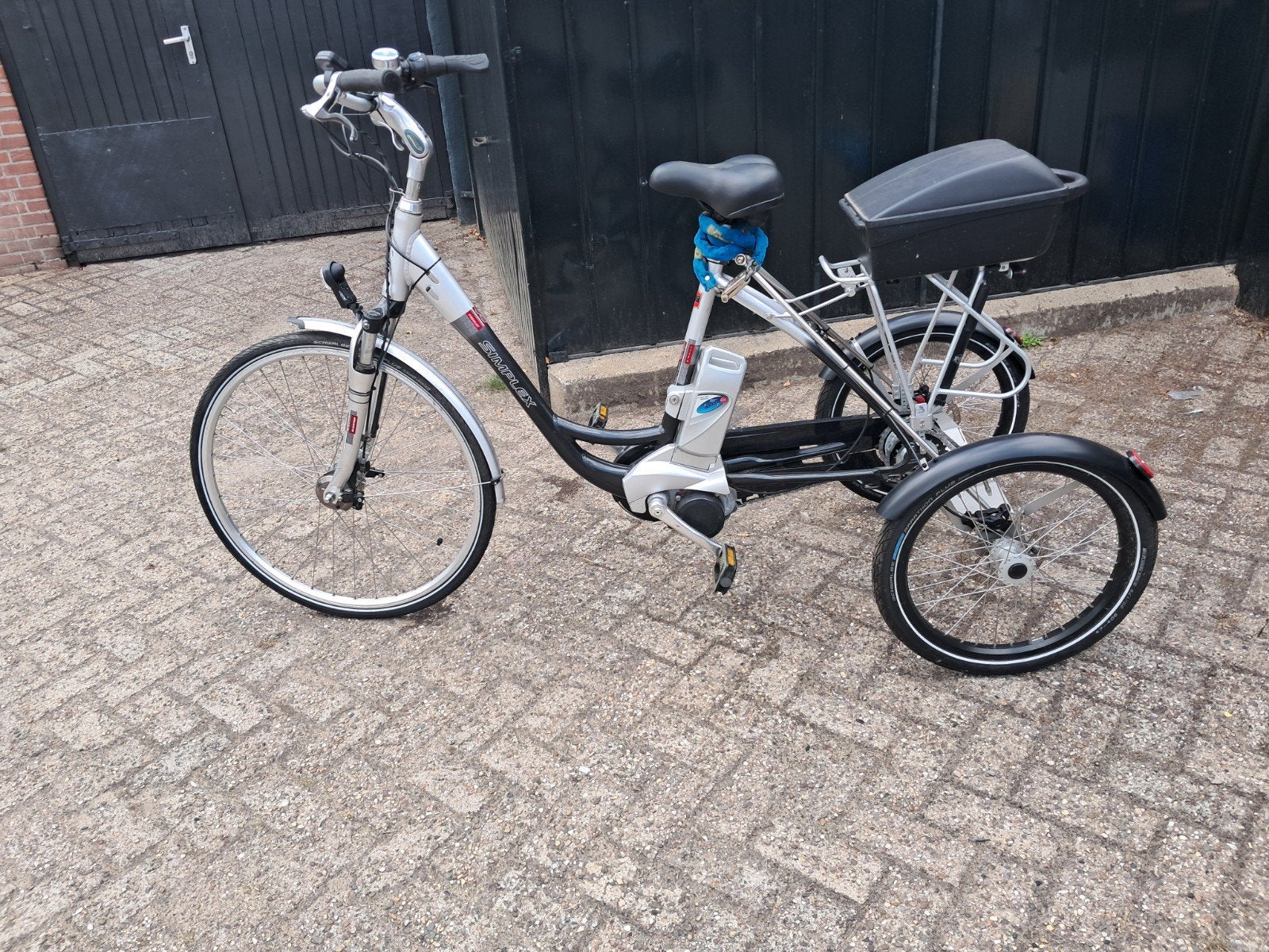 driewielfiets elektrisch  oerdegelijke simplex met tworbyset, Fietsen en Brommers, Fietsen | Driewielfietsen, Ophalen, Gebruikt