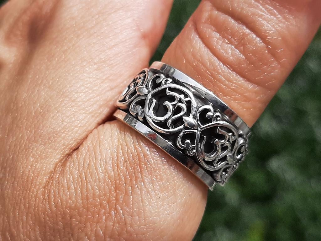 Vanoli 925 zilveren spin / draai ring spinner maat 20,5, Sieraden, Tassen en Uiterlijk, Ringen, Nieuw, Dame of Heer, 20 of groter