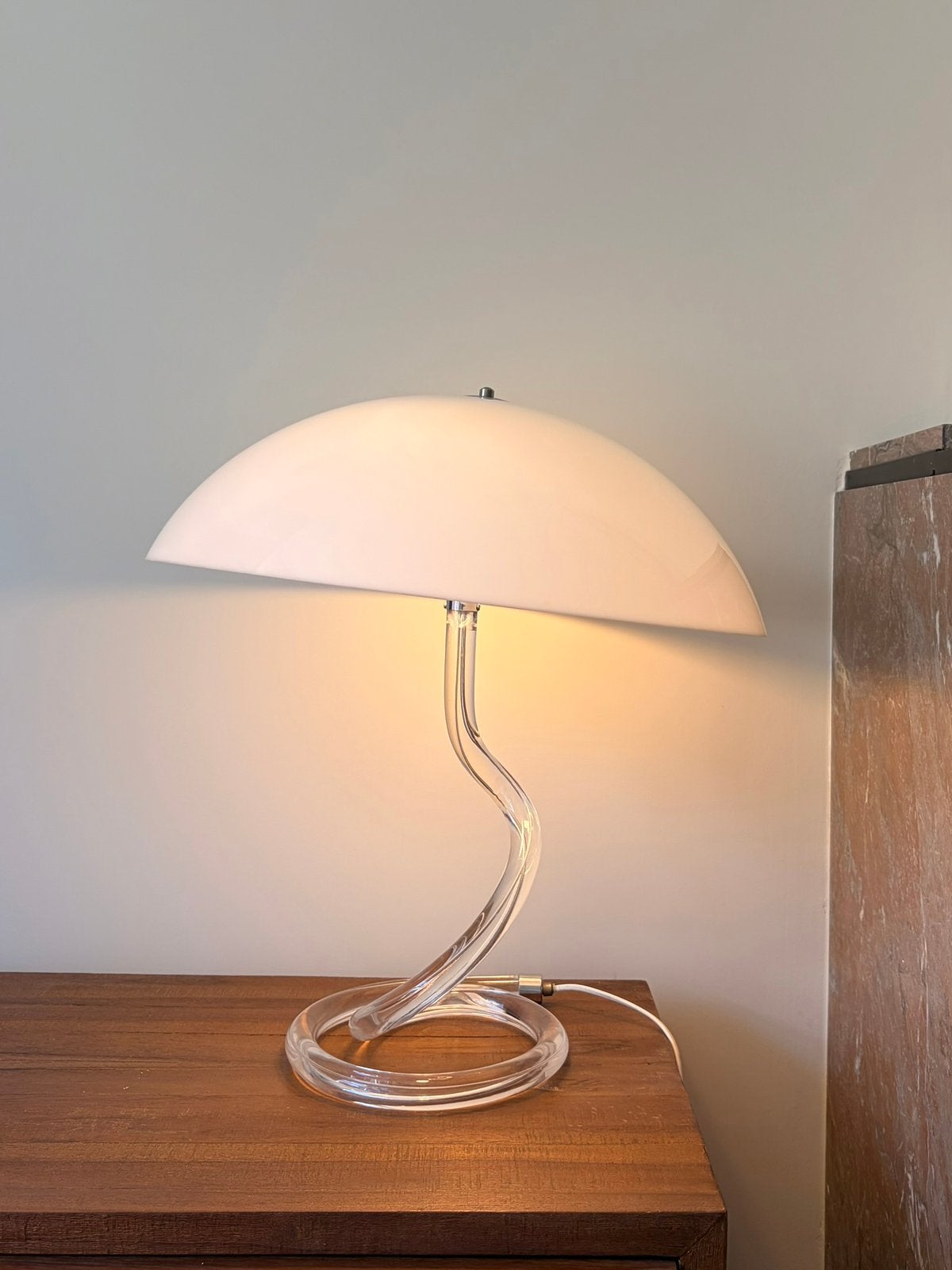Zeldzame Harco Loor mushroom tafellamp, Huis en Inrichting, Ophalen, Kunststof, Overige merken, Paddenstoellamp