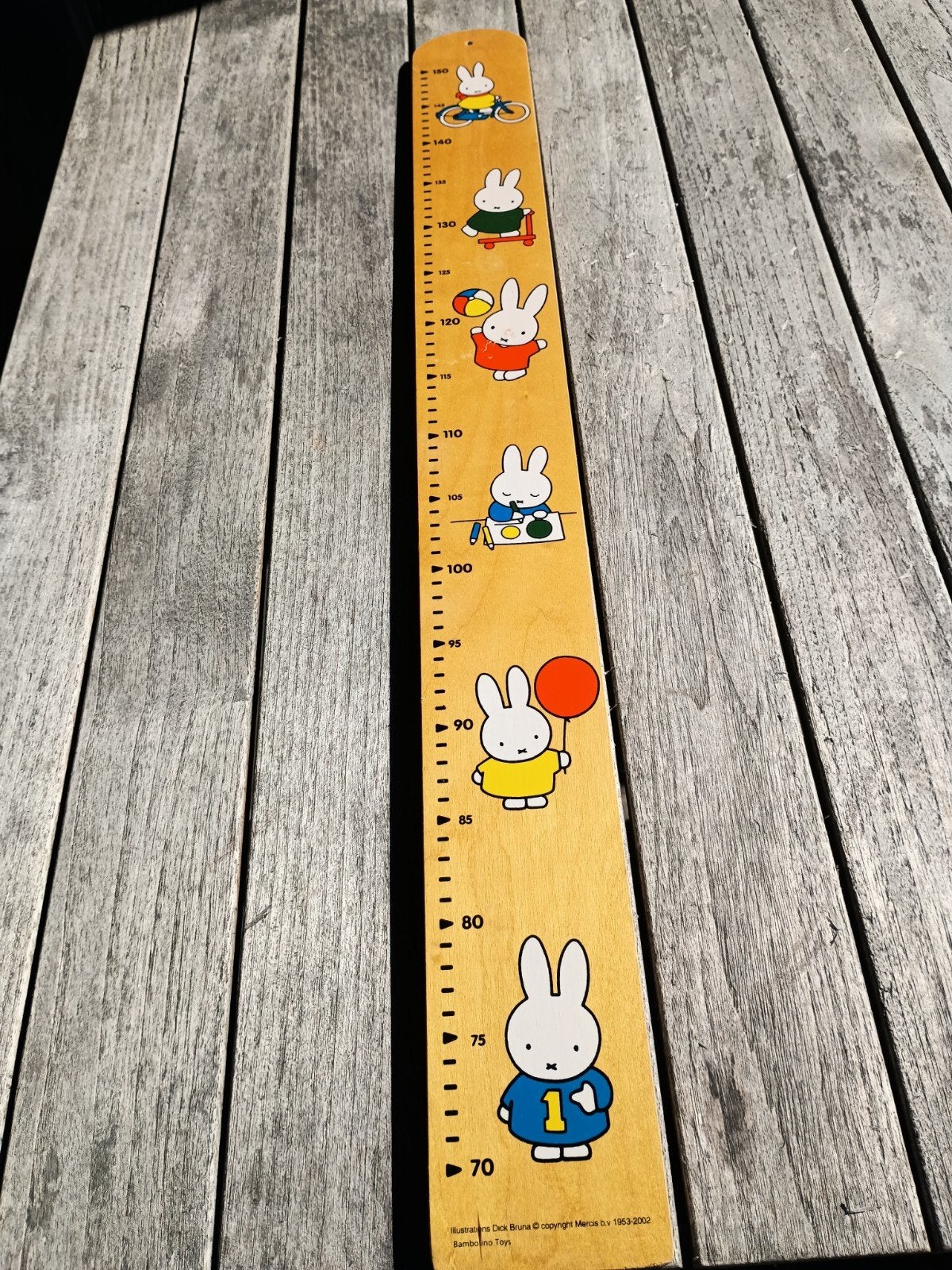 Super leuke houten Nijntje meetlat!, Ophalen, Gebruikt, Overige typen