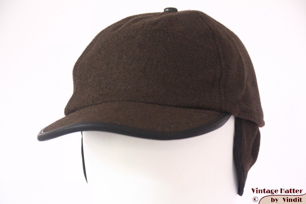 Baseball pet Hawkins bruin met oorwarmer 58-59 nieuw, Nieuw, Ophalen of Verzenden, Pet, 58 of 59 cm (L, 7¼ of ⅜ inch)