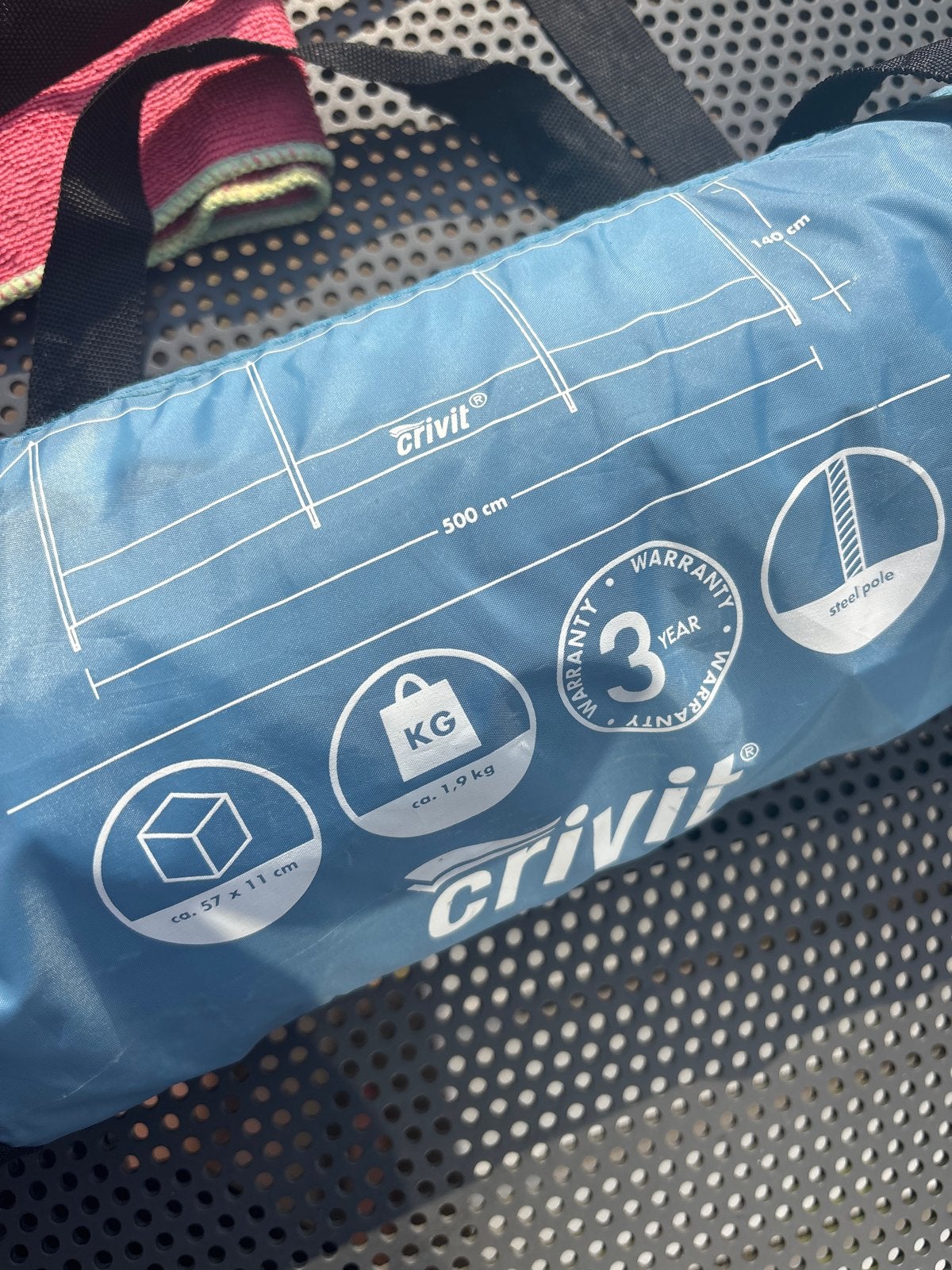 Crivit Tentluifel - Lichtgewicht en Compact, Ophalen, Zo goed als nieuw, Tot en met 2