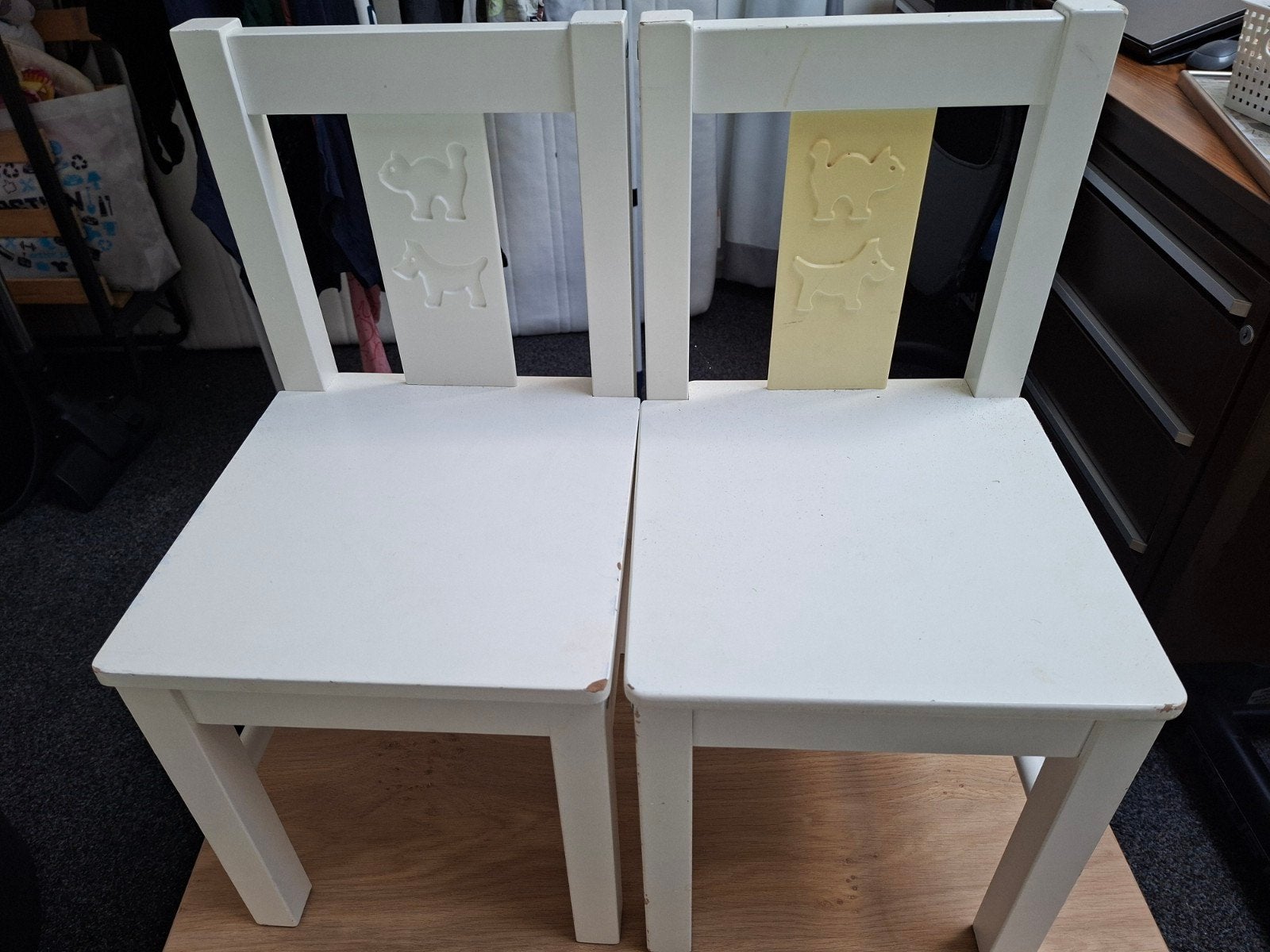 2 kinderstoeltjes, Ophalen, Gebruikt, Overige kleuren, Twee