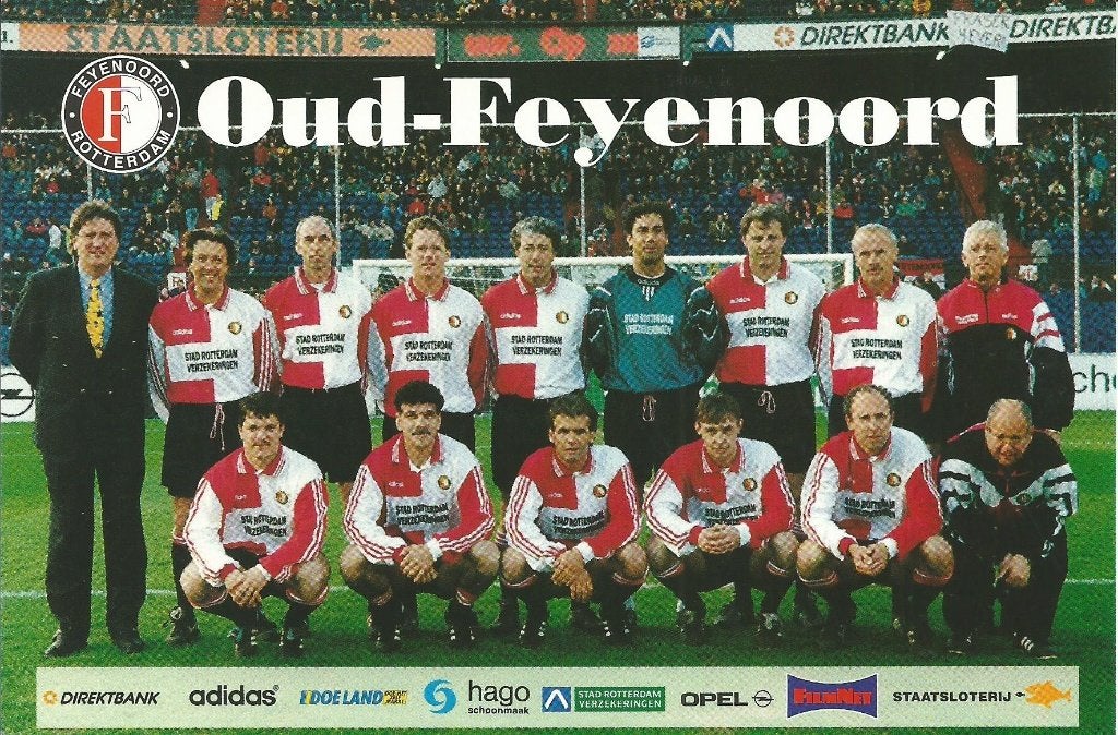 fotokaart Oud Feyenoord, Verzenden, Zo goed als nieuw, Feyenoord, Spelerskaart