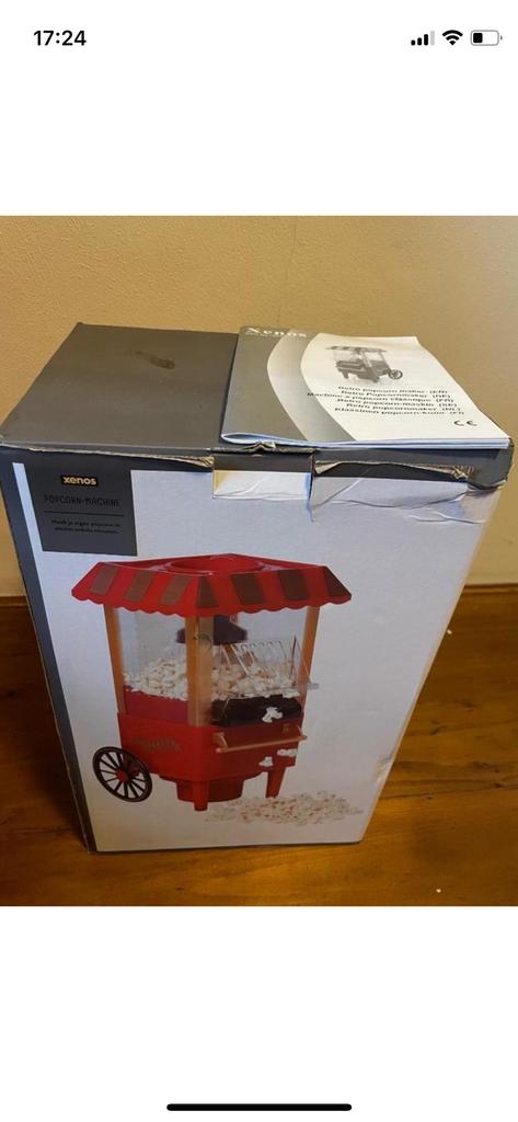 Popcornmachine zgan + GRATIS Proseccopong, Hobby en Vrije tijd, Overige Hobby en Vrije tijd, Ophalen, Zo goed als nieuw