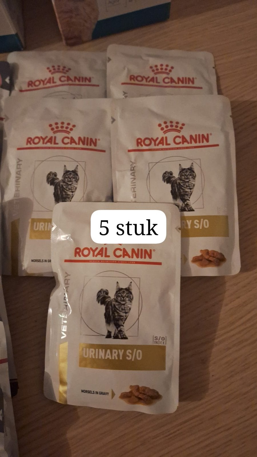 Royal canin urinary natvoer 5 stuks, Dieren en Toebehoren, Ophalen of Verzenden, Hond
