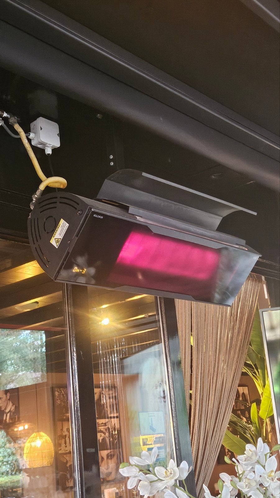 Goldsun Elite gas heater 2 stuks i g st (7-11Kw), Tuin en Terras, Ophalen, Gebruikt, Gas, Waterbestendig