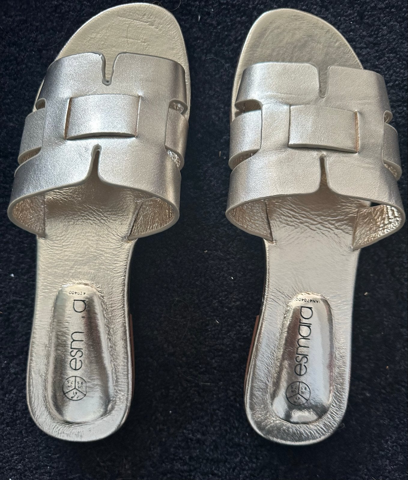 Gouden Esmara slippers, maat 41, Ophalen of Verzenden, Zo goed als nieuw, Overige kleuren, Slippers