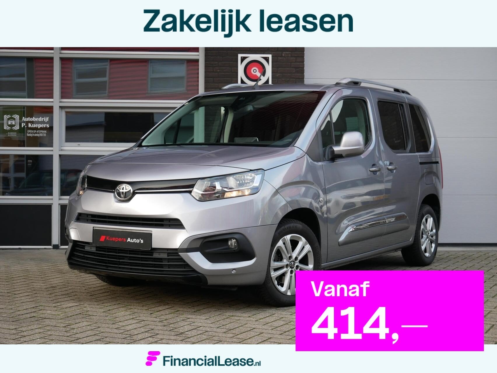 Toyota PROACE CITY Verso 1.2 Turbo Dynamic Navi+Bt| Camera, Voorwielaandrijving, Stof, Gebruikt, 1341 kg