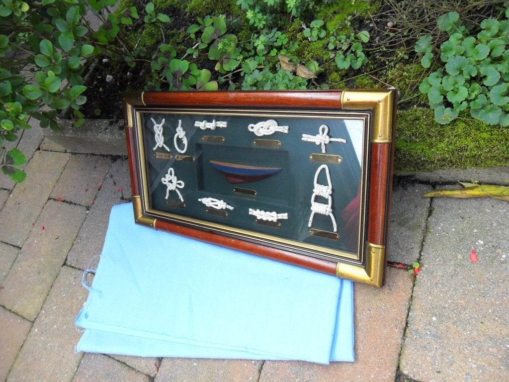 Nautisch houten knoopbord, Ophalen of Verzenden, Gebruikt, Motorboot of Zeilboot, Overige typen