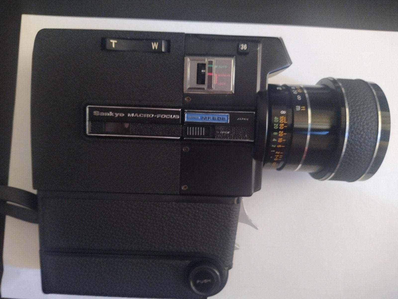 Sankyo macro-focus super MF606, Ophalen, 8mm
