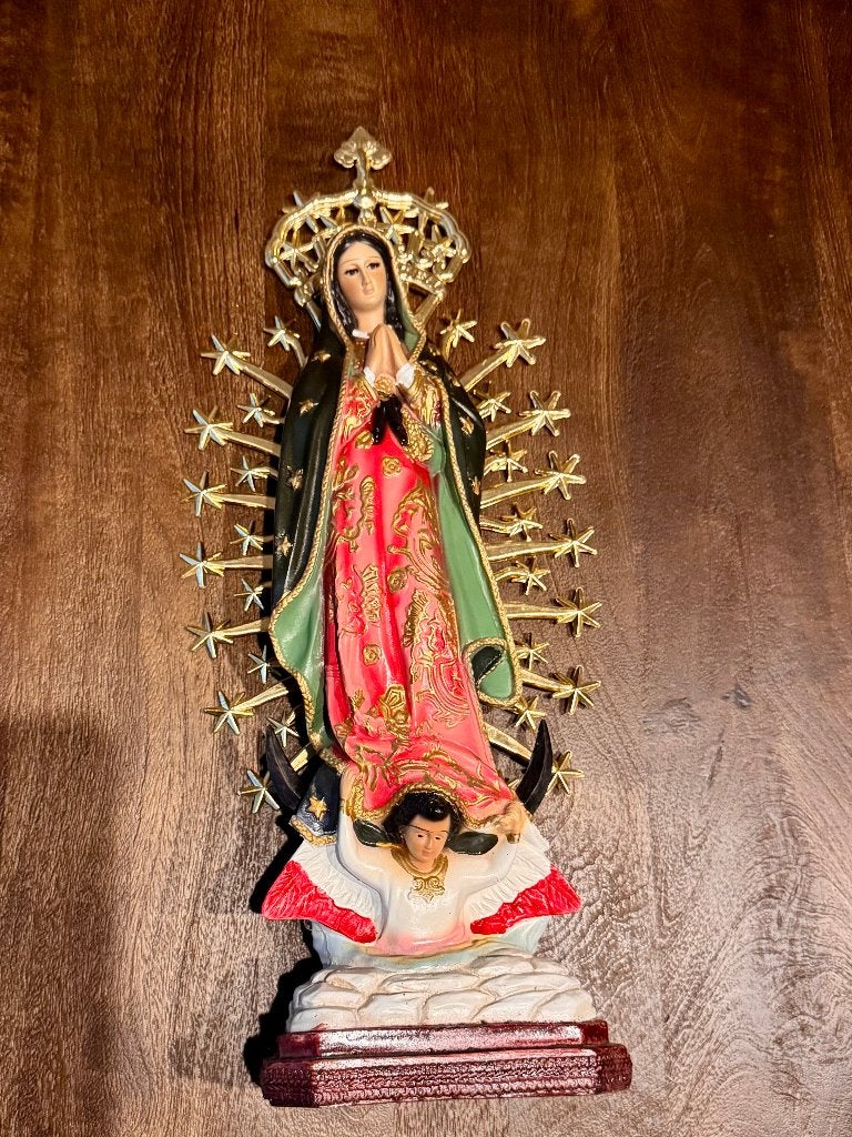 Groot Mexicaans Virgen de Guadalupe Mariabeeld – 62 cm, Ophalen