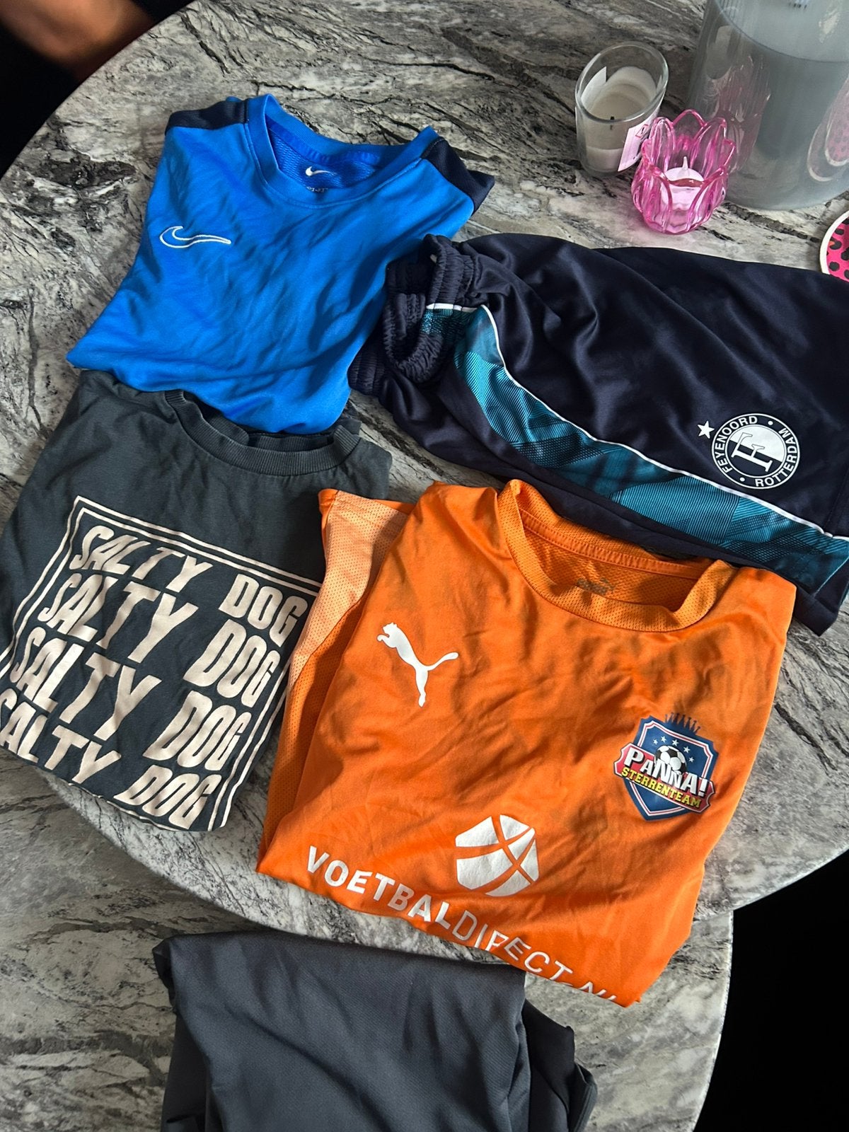 Nike salty dog pannasterreteam shirt en feyenoord broekje, Ophalen of Verzenden, Zo goed als nieuw