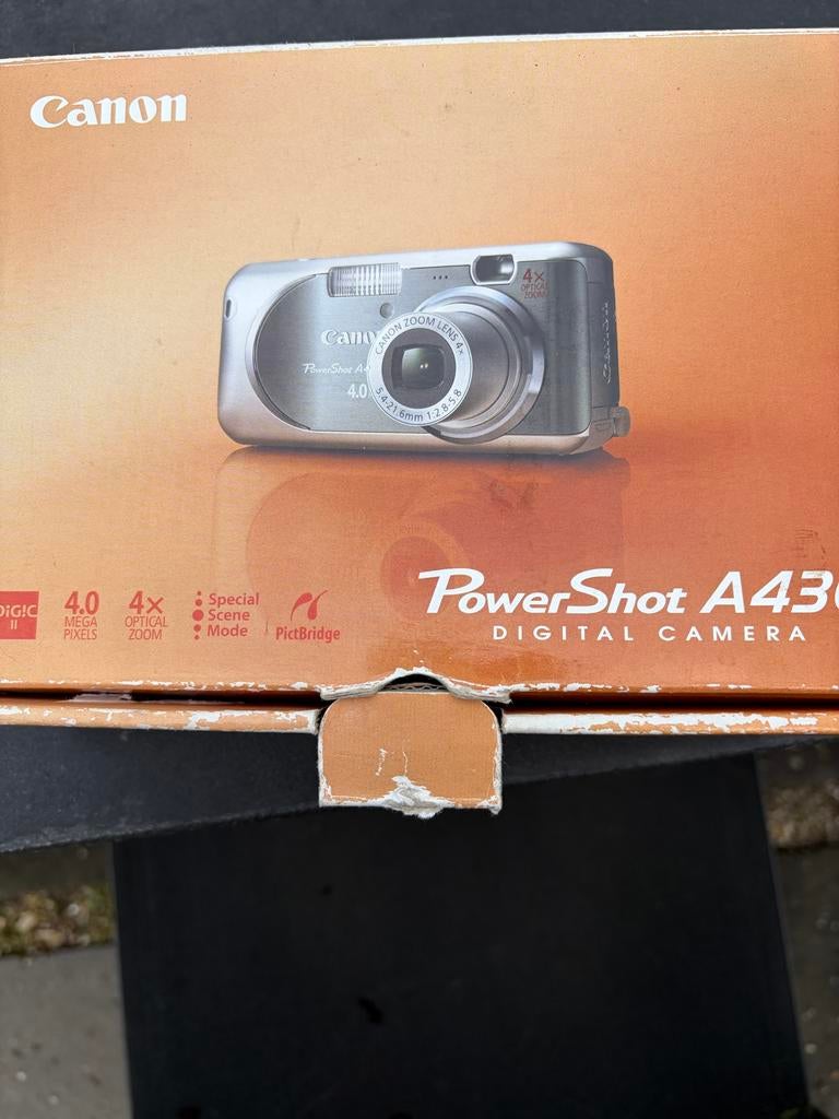 Canon PowerShot A430 Digitale Camera 4.0 MP 4x Optische Zoom, Canon, Compact, Ophalen of Verzenden, Zo goed als nieuw