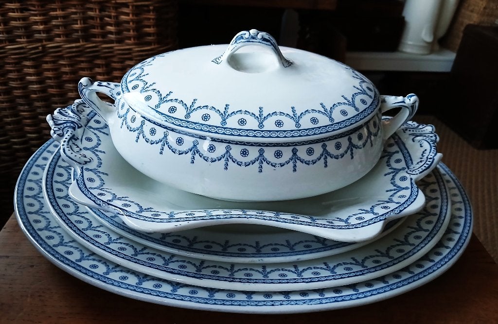 Antiek servies Cauldon BWM&co Harcourt Engeland, Ophalen