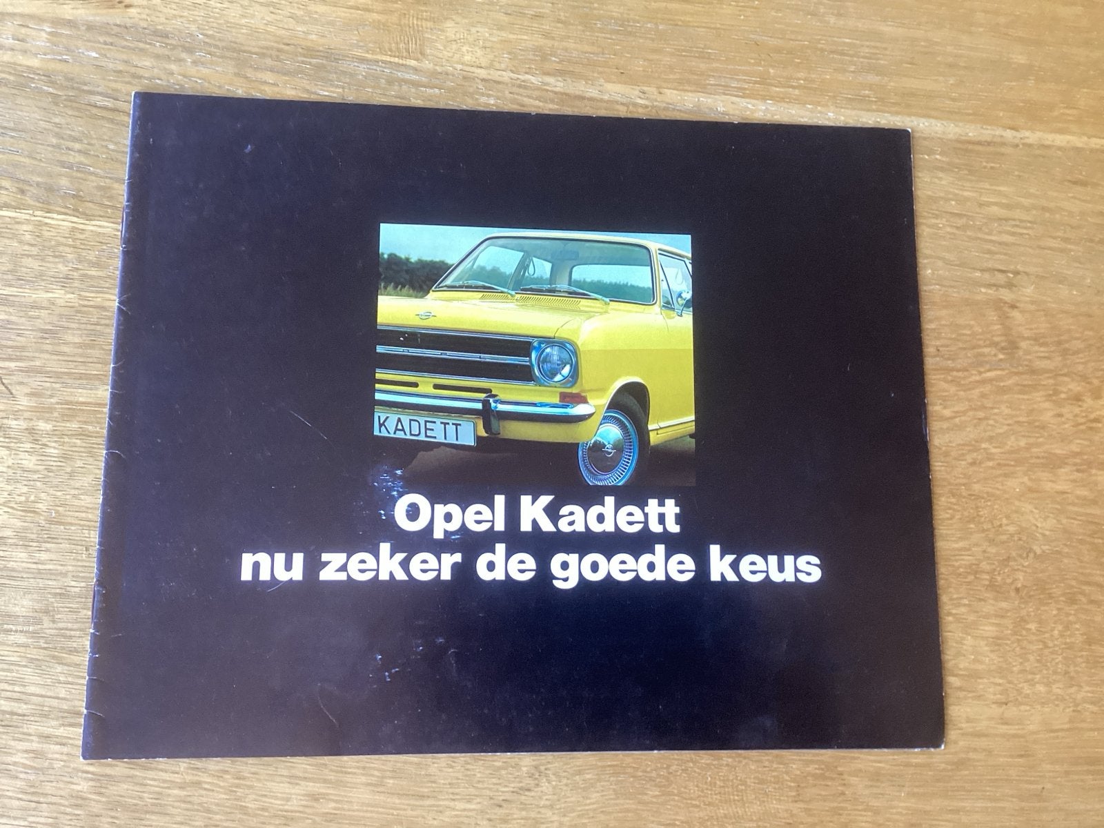 Opel Kadett brochure - nu zeker de goede keuze 1971, Ophalen of Verzenden, Gelezen, Opel