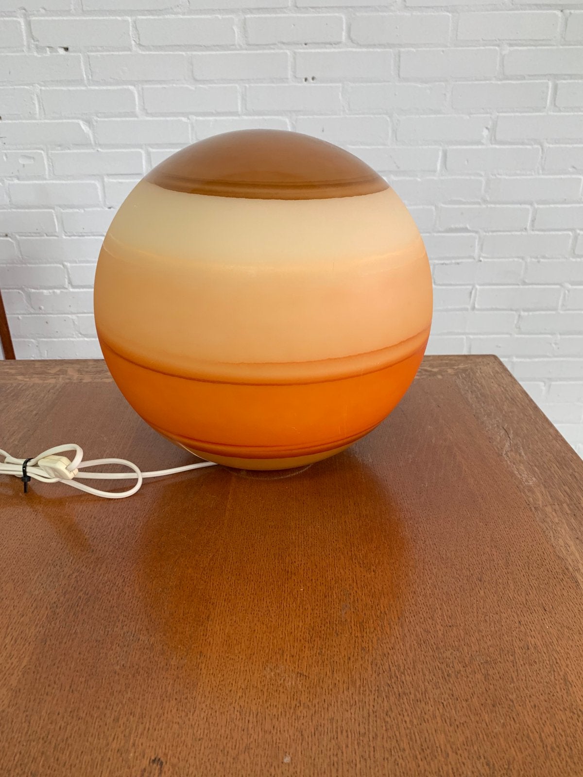 Lamp vintage WOFI Leuchten tafellamp bollamp uit jaren 80, Huis en Inrichting, Lampen | Tafellampen, Verzenden