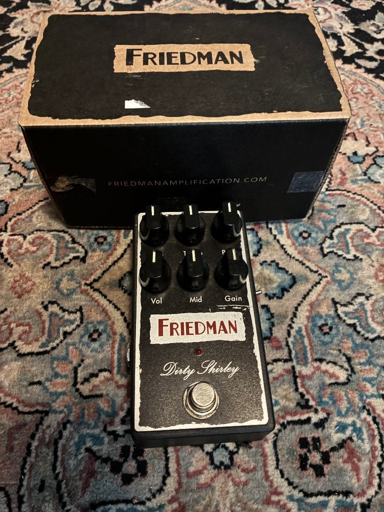 Friedman Dirty Shirley overdrive pedal, Muziek en Instrumenten, Effecten, Ophalen of Verzenden, Gebruikt, Distortion, Overdrive of Fuzz