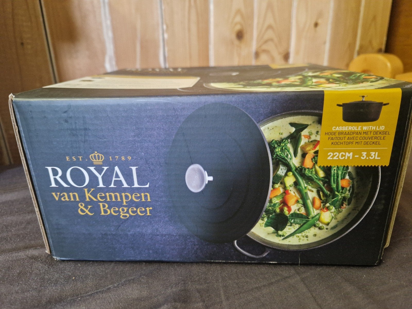 Royal van Kempen & Begeer Braadpan 22cm - 3.3L - Nieuw, Nieuw, Ophalen of Verzenden, Braadpan, Gietijzer
