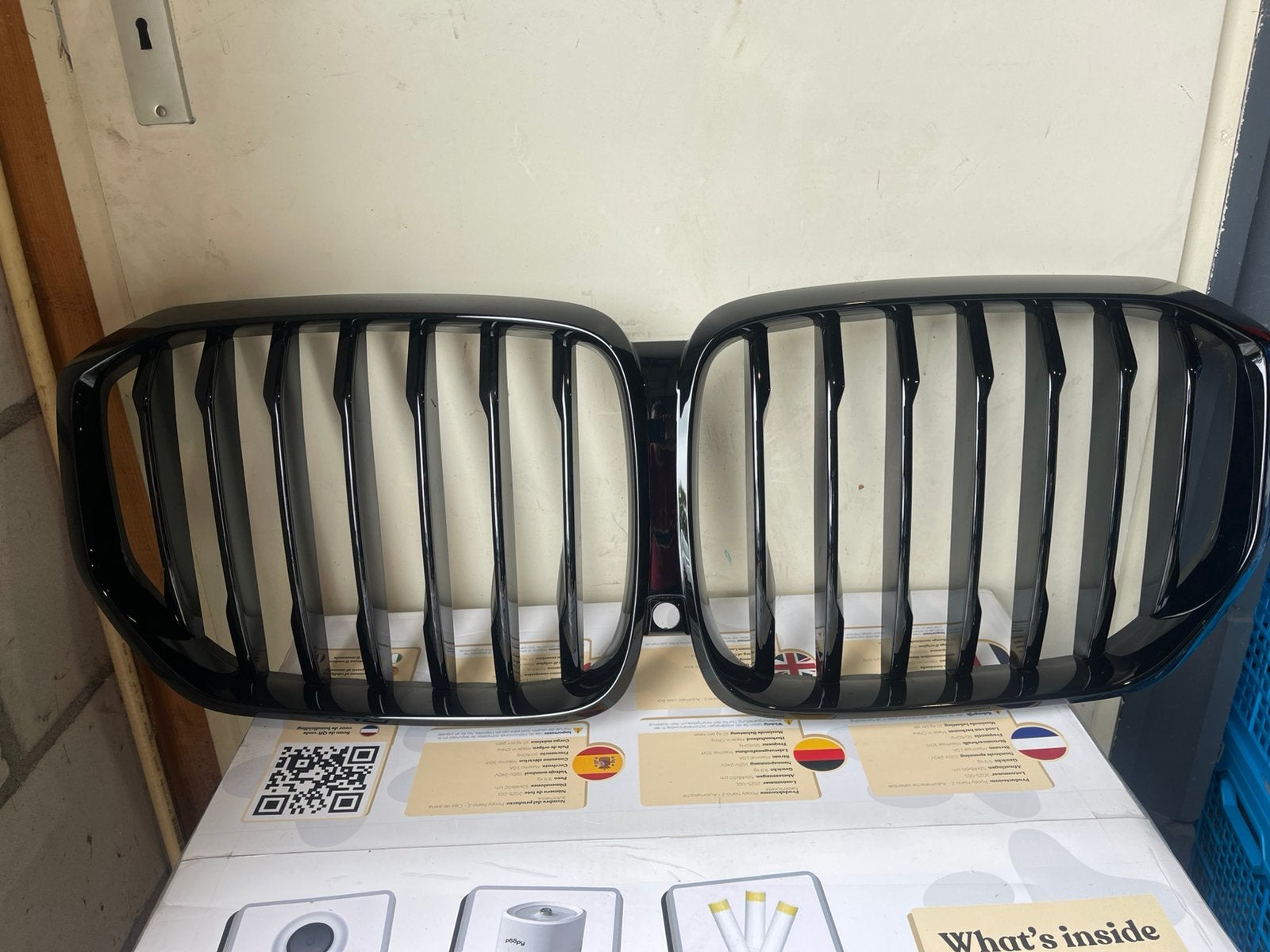 BMW X5 G05 X5M Zwarte Nieren Grille (2019-heden), Ophalen, Gebruikt, Voor, Bumper