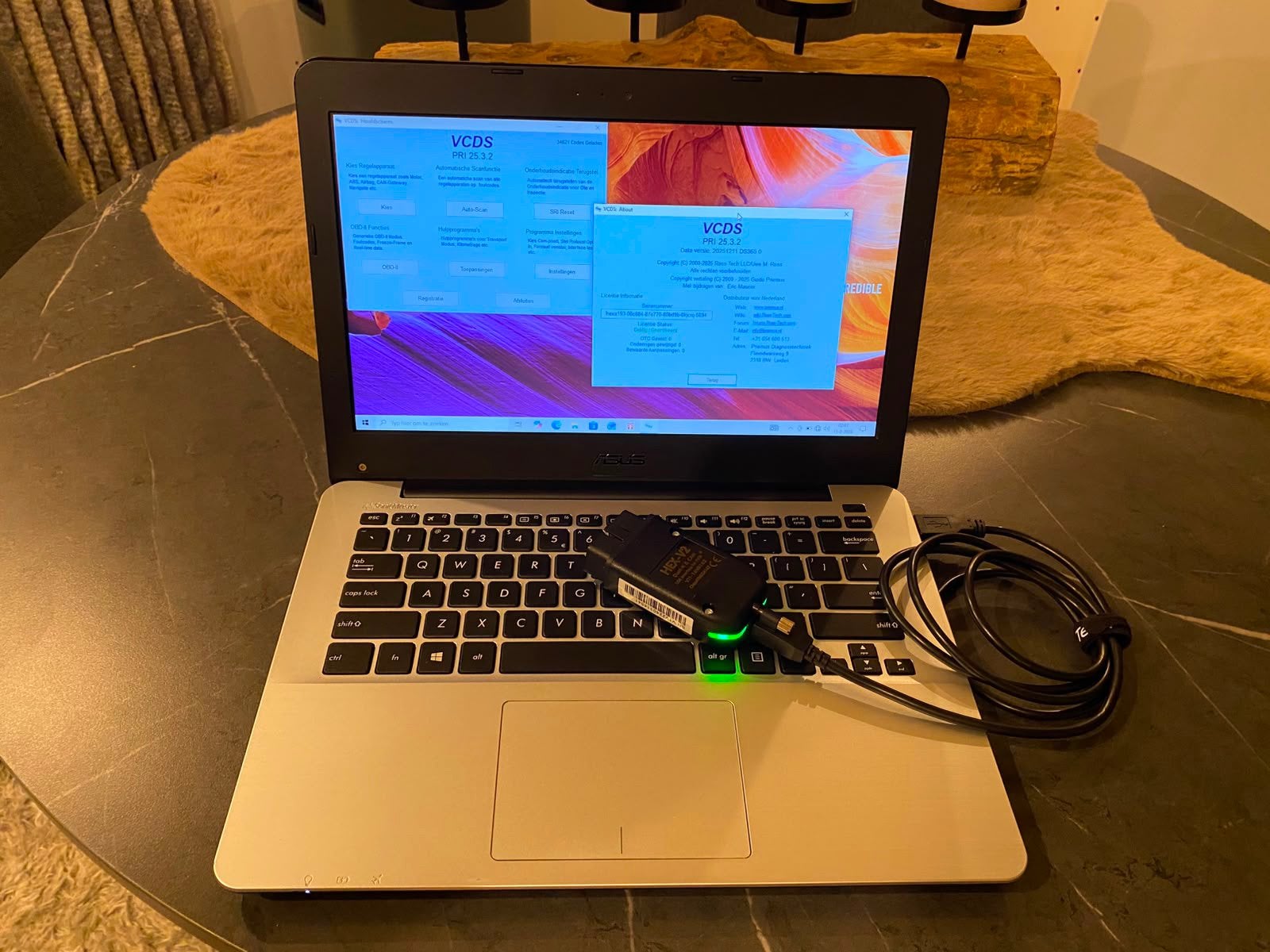 Laptop vcds vagcom diagnose systeem, Ophalen, Zo goed als nieuw