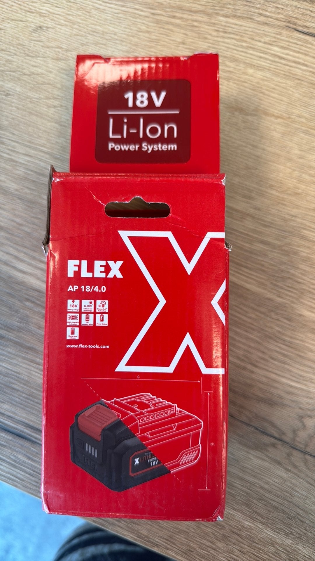 Flex lithium accu 18V 4.0 Ah, Verzenden, Nieuw