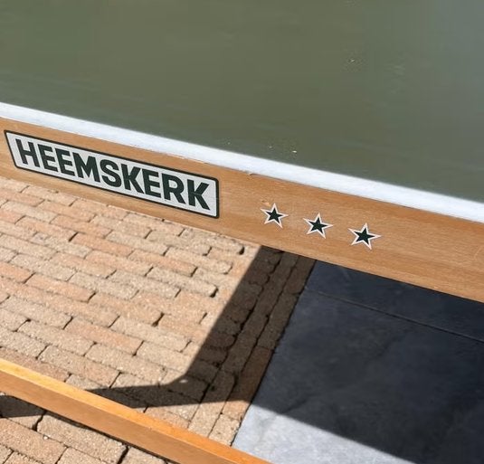 Gevraagd: Tafeltennistafel Heemskerk (gratis) voor clubje, Ophalen of Verzenden, Gebruikt, Tafel Indoor