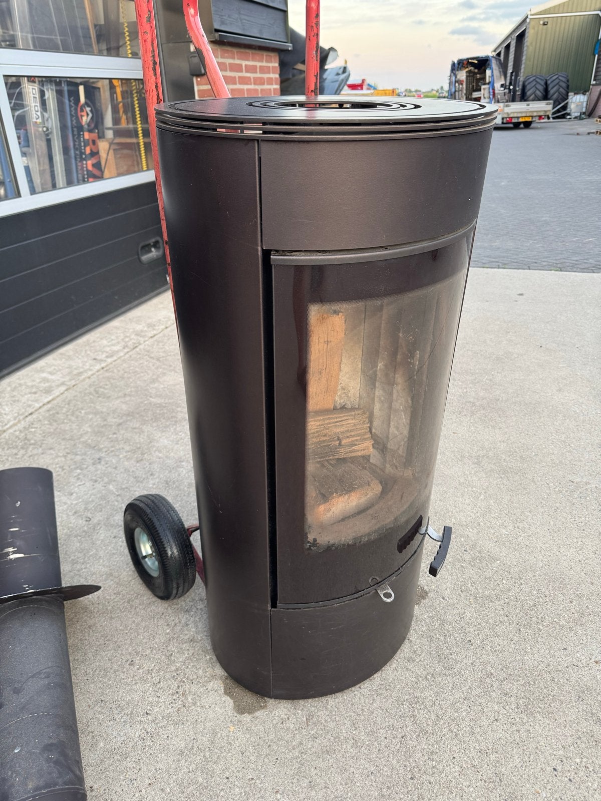 Spartherm Senso S Houtkachel - 80% Rendement, Ophalen, Gebruikt, Vrijstaande haard, Houthaard