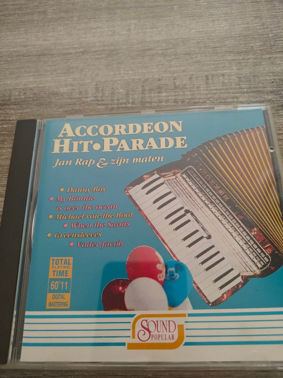 Accordeon Hit-Parade - Jan Rap & zijn maten CD, Ophalen of Verzenden, Zo goed als nieuw, Overige genres, Inclusief doosje