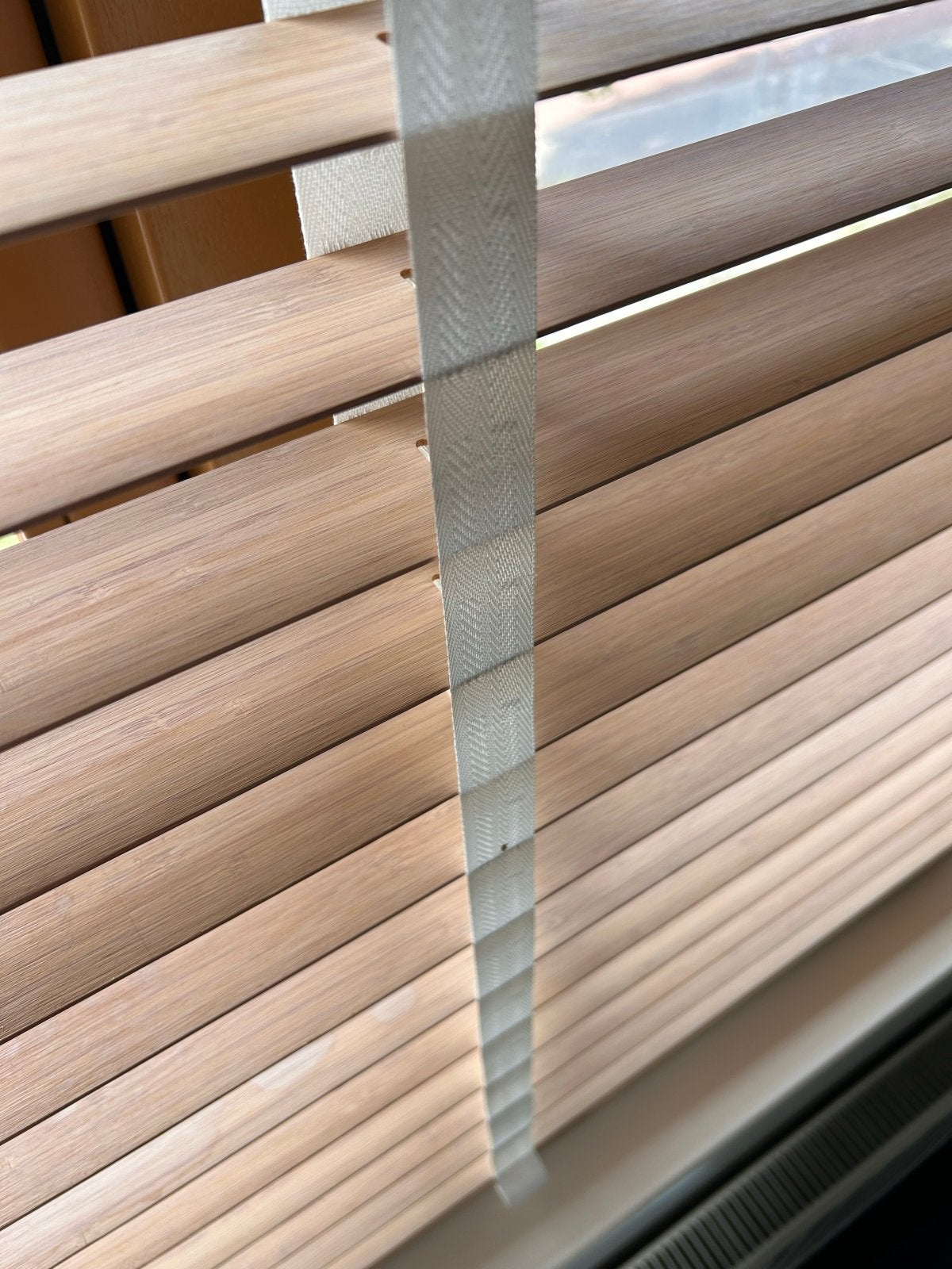 Houten jaloezieën, Ophalen, Jaloezie, Bruin, Hout