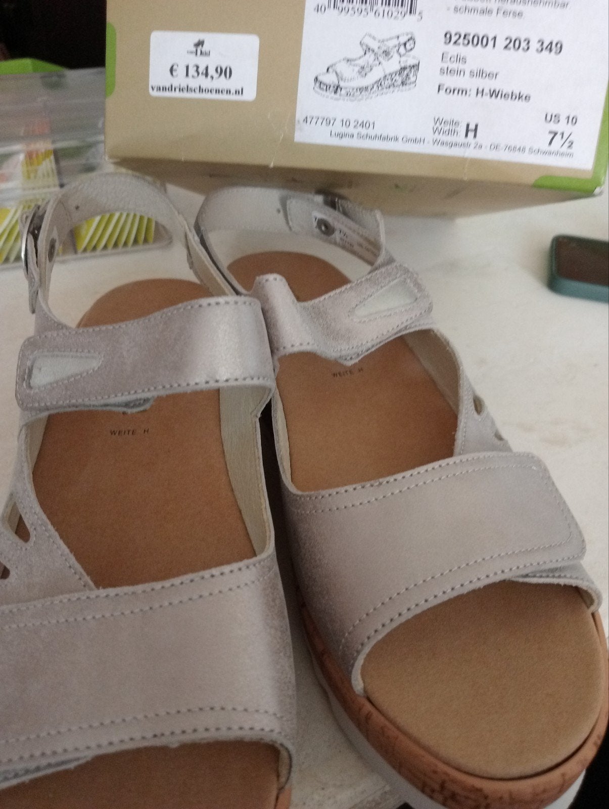 Waldläufer Eclis H-Wiebke sandalen, maat 38.5, nieuw, Ophalen, Waldläufer, Overige kleuren, Nieuw