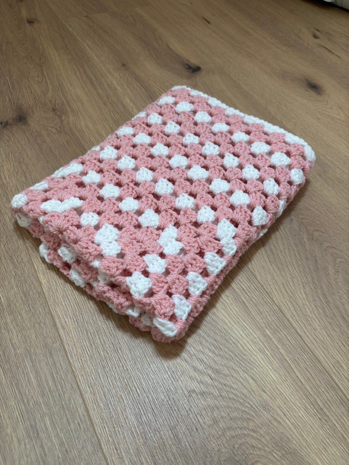 Babyblanket handgemaakt ca60x60 - acryl, Verzenden, 60 cm, Nieuw, Overige merken