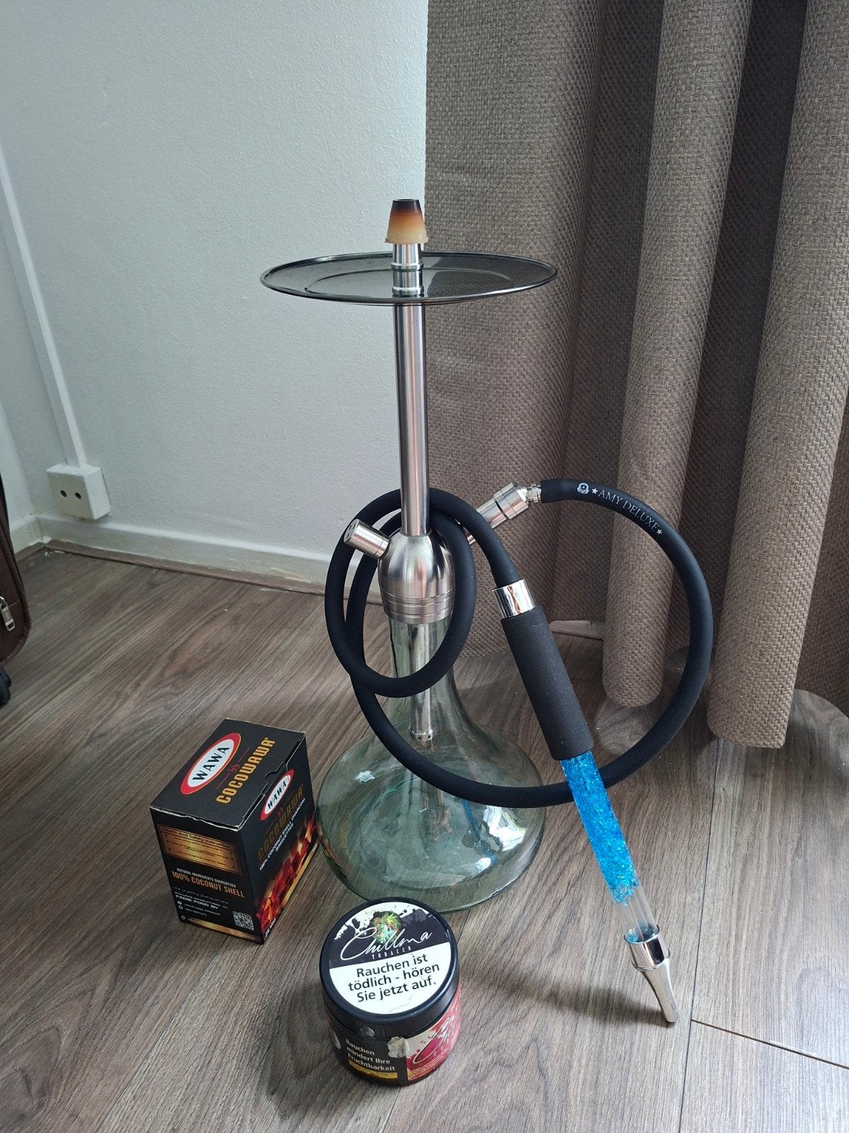 Amy Deluxe Waterpijp Shisha - Complete Set, Ophalen, Gebruikt, (Water)pijp