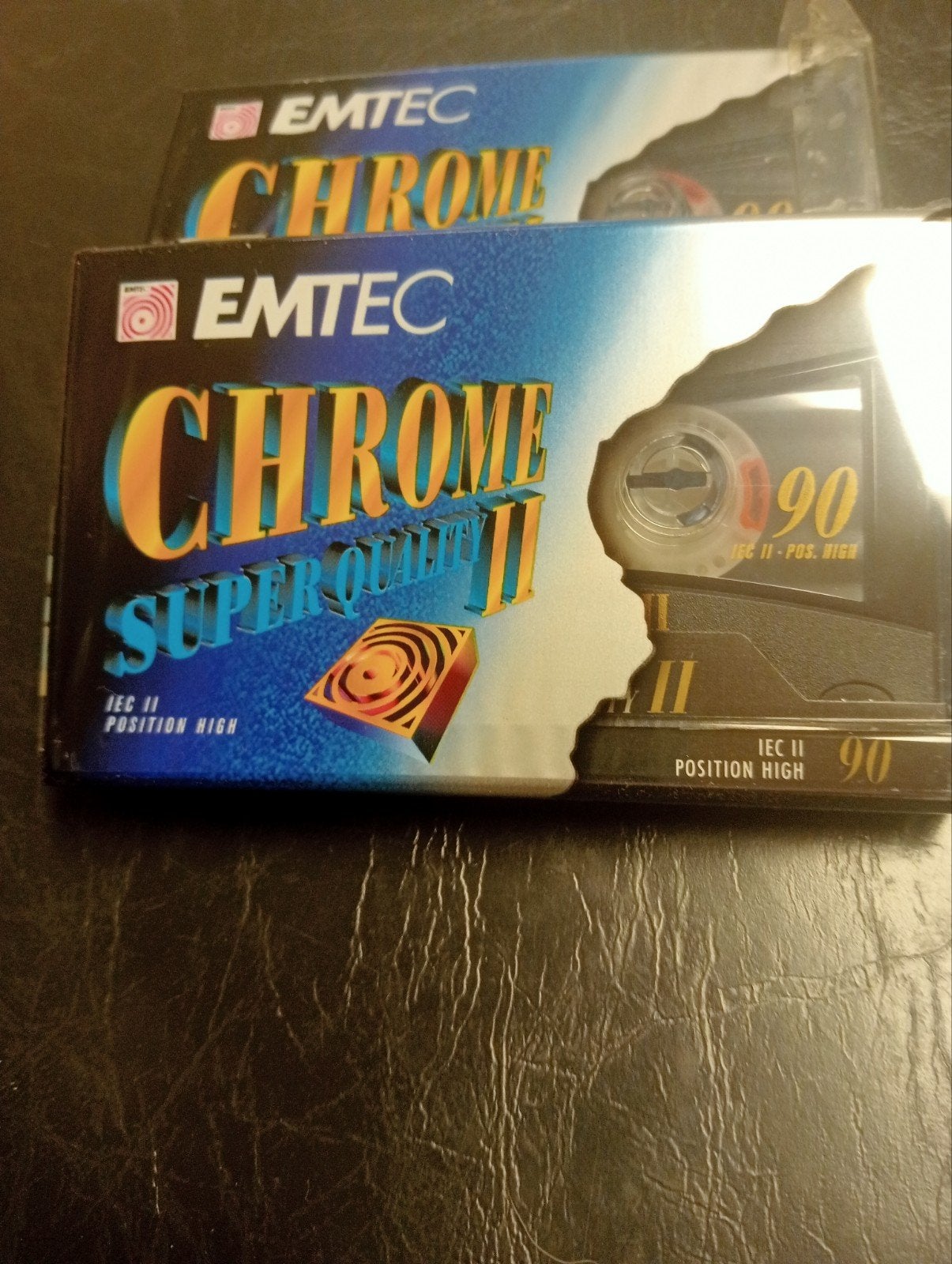 EMTEC Chrome Super Quality II 90 min cassettebandjes, 2 t/m 25 bandjes, Overige genres, Ophalen of Verzenden, Nieuw in verpakking