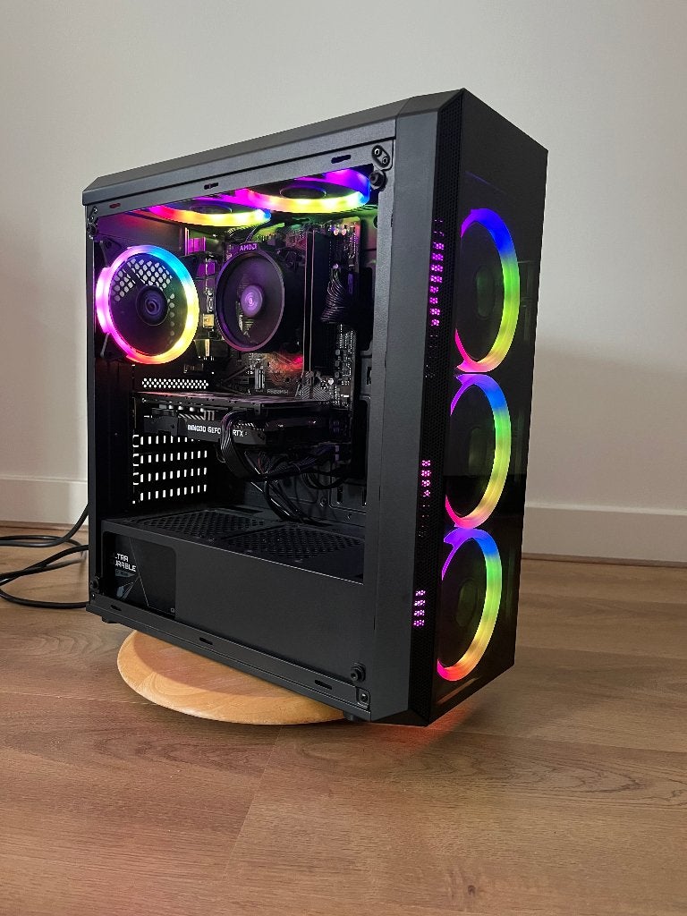 Garantie! ~ Game pc Ryzen 5, RTX 2060, 16GB RAM, SSD & HDD, Computers en Software, Desktop Pc's, Zelf gebouwde pc, Virtual Reality