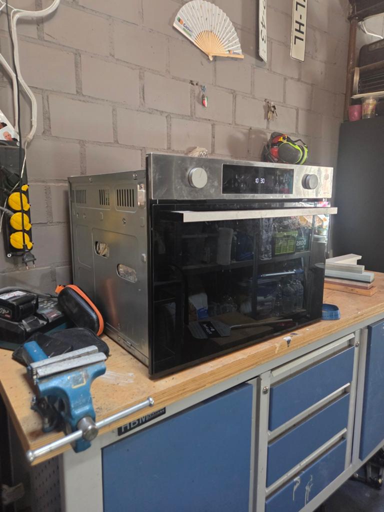 Samsung inbouwoven (combi) NQ5B4553FBS, Witgoed en Apparatuur, Ophalen, Combi-oven, Inbouw, Samsung