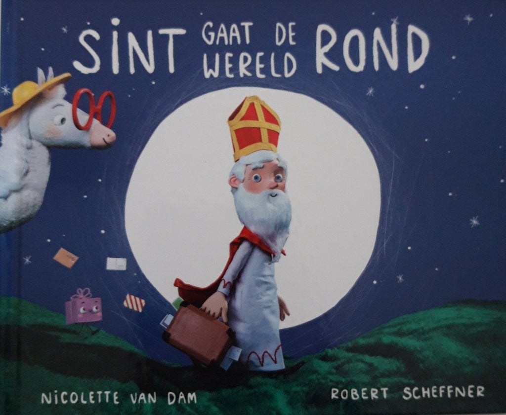 Sint gaat de wereld rond - Sinterklaas prentenboek, Boeken, Gelezen, Nicolette van Dam, Fictie algemeen, Jongen of Meisje