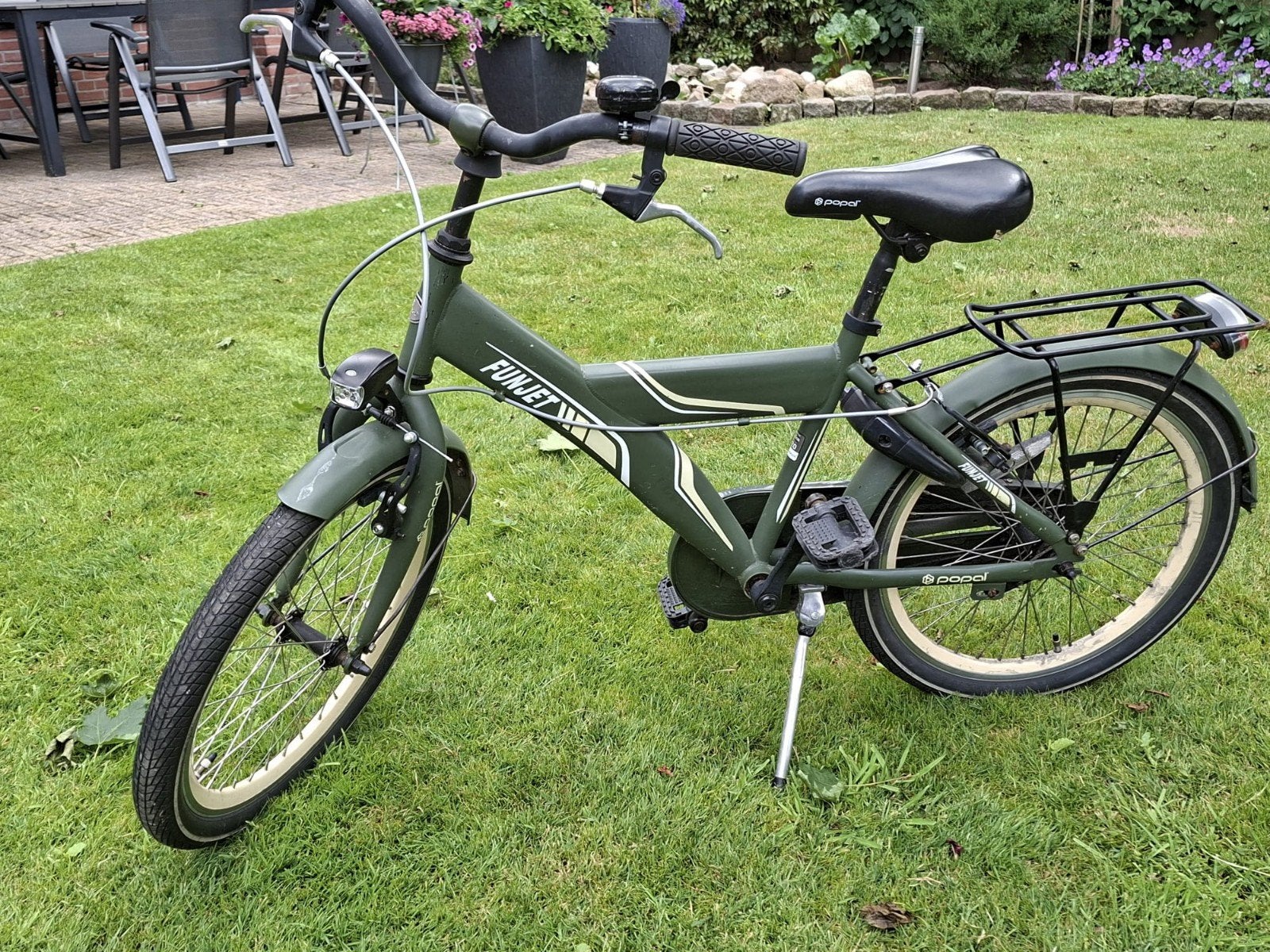KinderFiets Funjet, Zo goed als nieuw, Ophalen, Overige merken, Terugtraprem