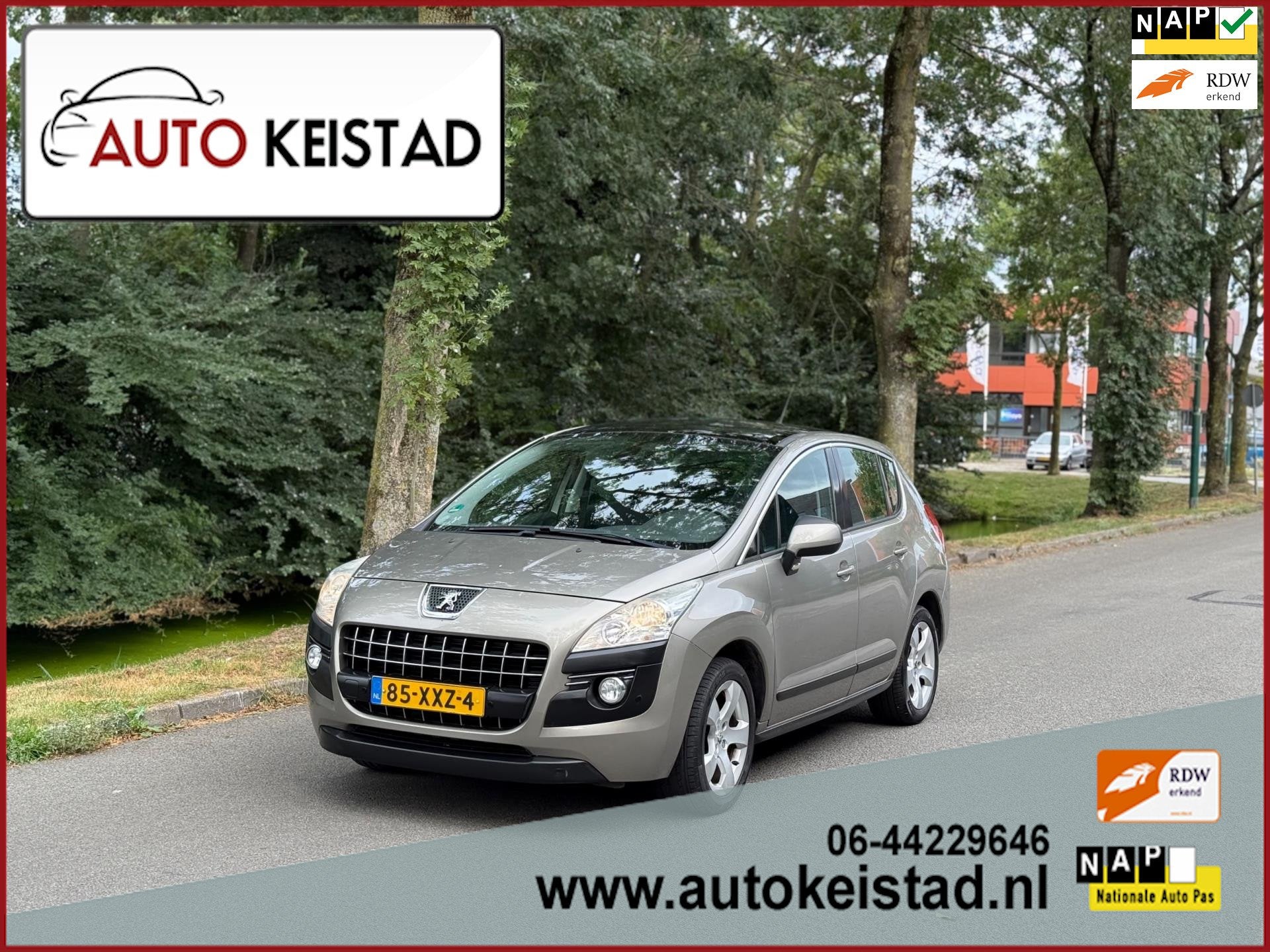 Peugeot 3008 1.6 THP 156PK AUTOMAAT PANORAMA/CRUISE/CLIMA!, Auto's, Peugeot, Euro 5, Stof, Gebruikt, Bedrijf