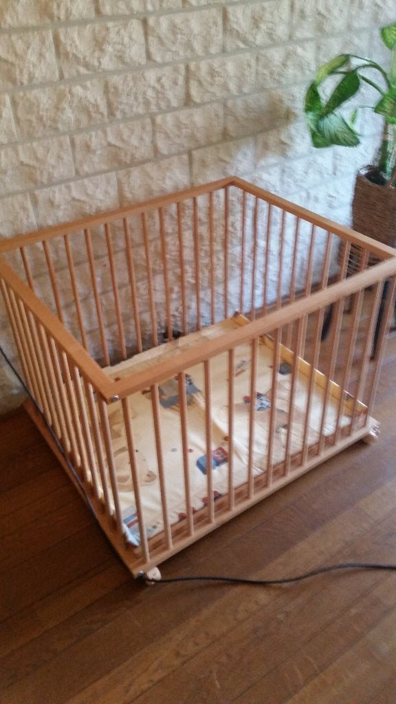 kinderbed, Kinderen en Baby's, Ophalen, Gebruikt, Minder dan 140 cm, Minder dan 70 cm